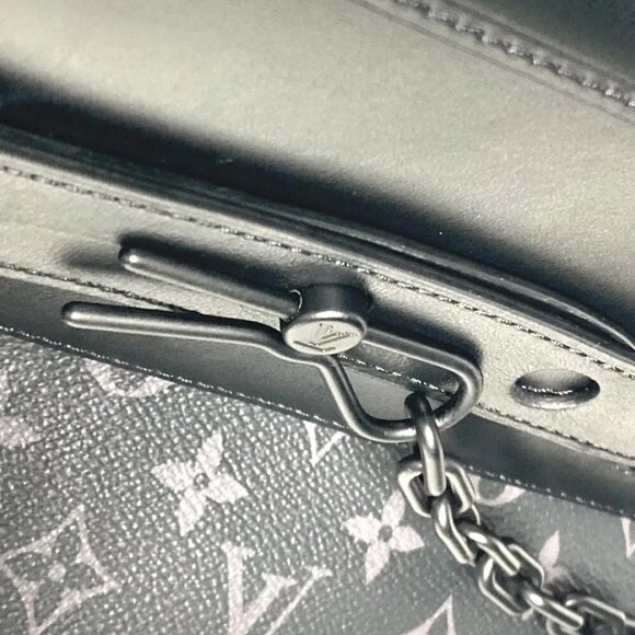 LOUIS VUITTON M44731 MonogramEclipse Steamer PM Bag Hand Bag - Picture 9 of 16